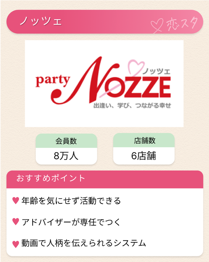 60代におすすめの結婚相談所「ノッツェ」