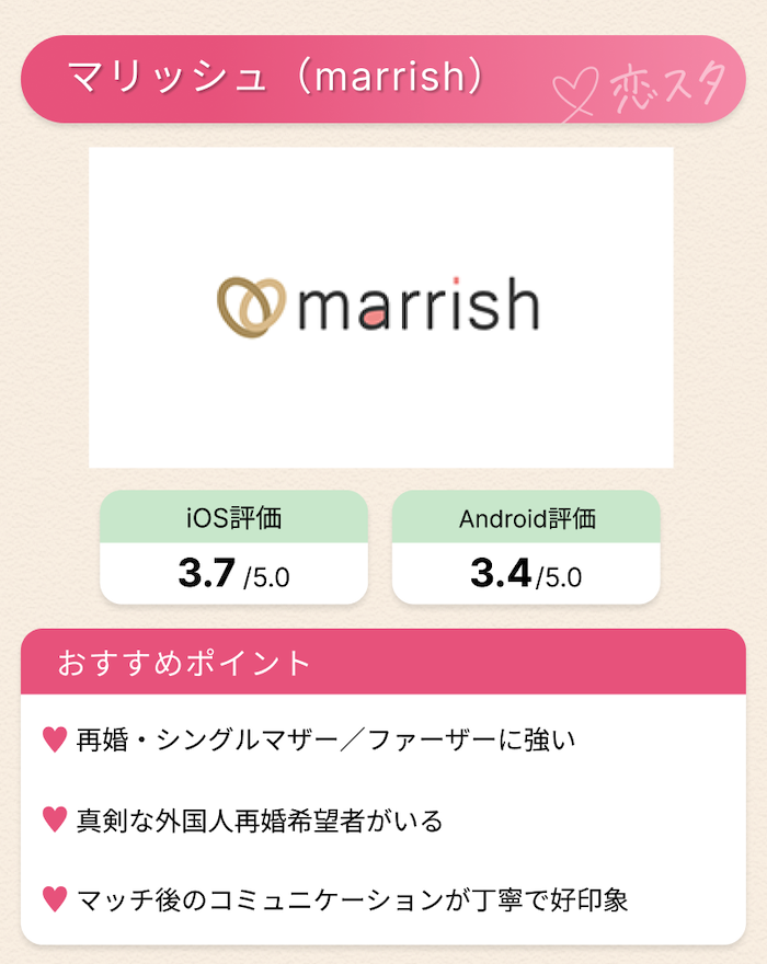 日本在住の外国人と出会えるマッチングアプリ「marrish」