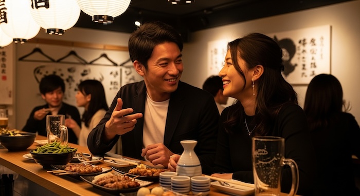 マッチングアプリ 初めて会う場所居酒屋デート