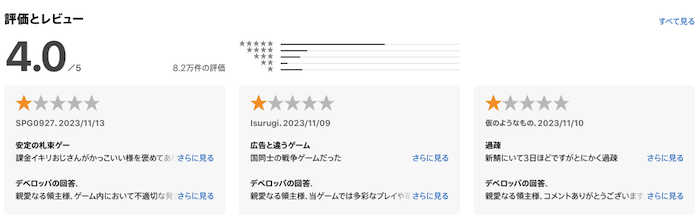 ヤラセ口コミ疑惑満載のレビュー画像