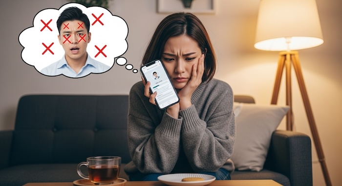 マッチングアプリ20代女性現実変な男