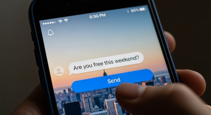 マッチングアプリ30代女性現実質問メッセージ