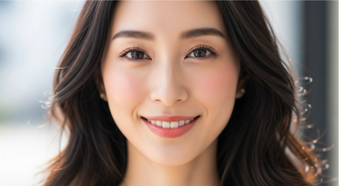 業者と疑われる女性の写真例