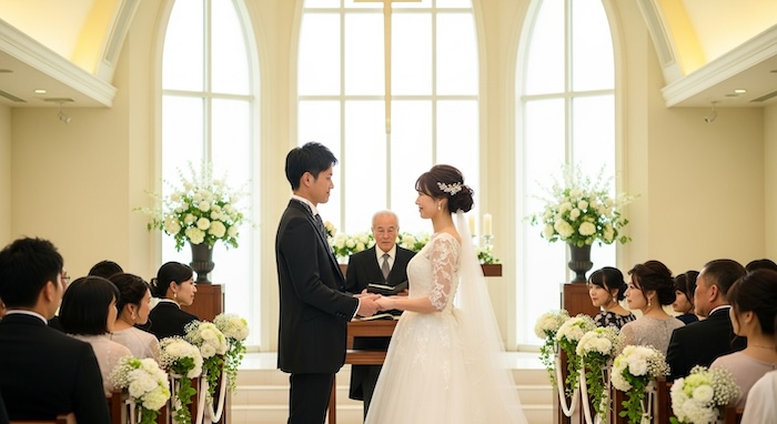 マッチングアプリ結婚結婚式